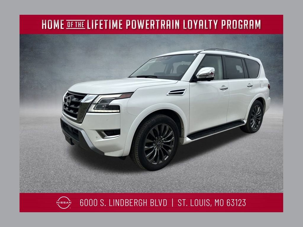 Used 2023 Nissan Armada Platinum w/ Captain's Chairs Package image 1