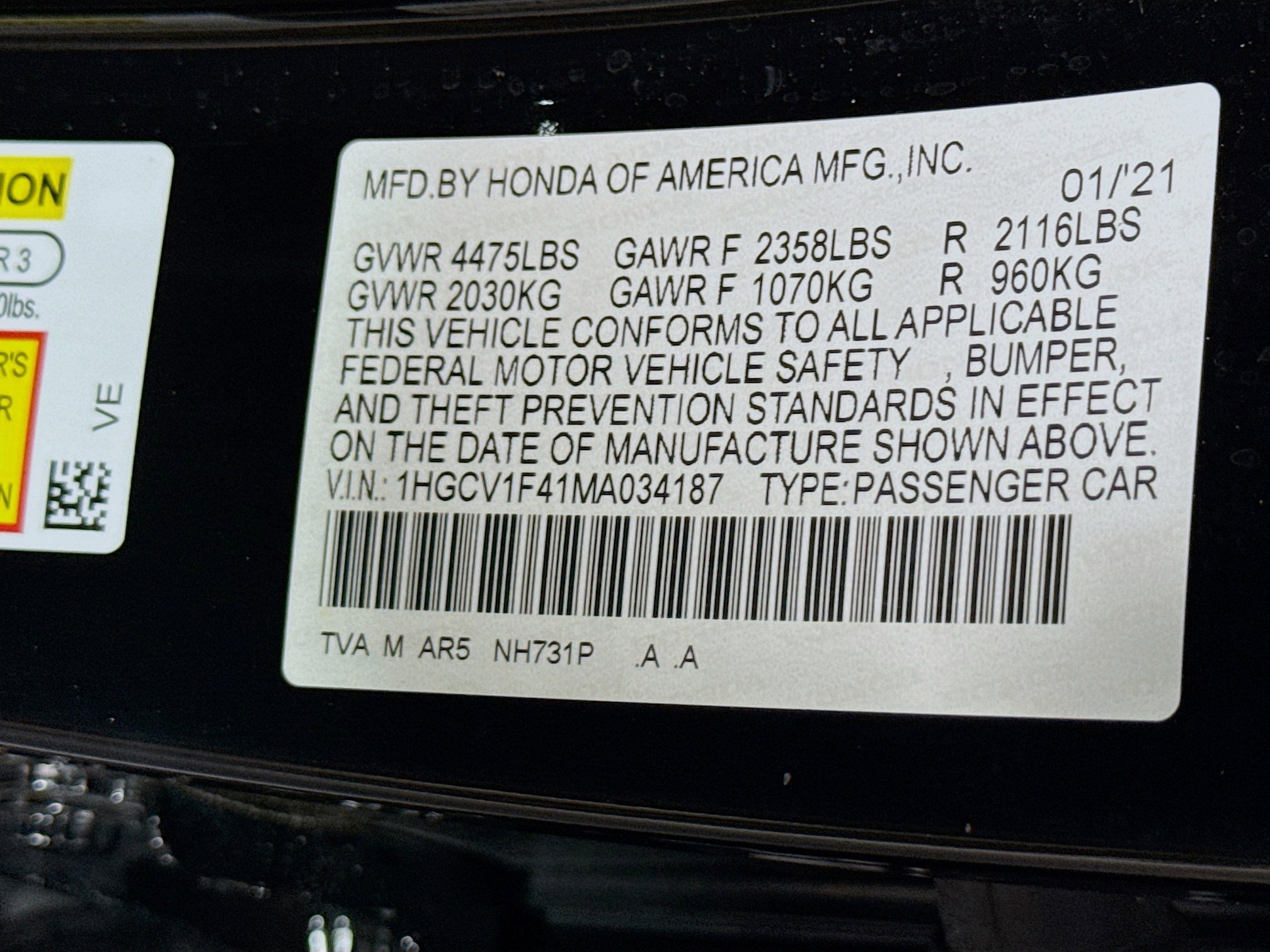 Used 2021 Honda Accord Sport Special Edition image 40