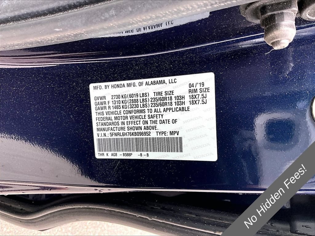 Used 2019 Honda Odyssey EX-L image 30