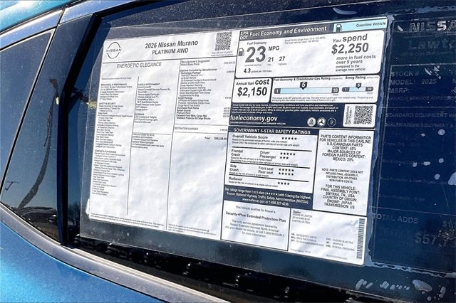 New 2026 Nissan Murano Platinum w/ Technology Package image 13