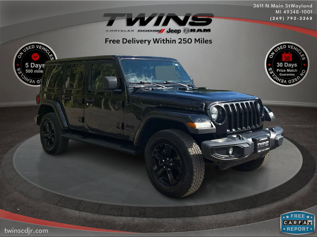 Used 2021 Jeep Wrangler Unlimited Sahara