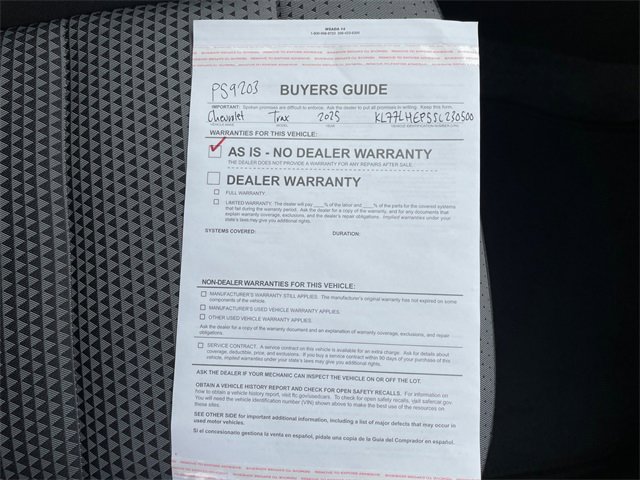 Used 2025 Chevrolet Trax LT w/ LT Convenience Package image 47