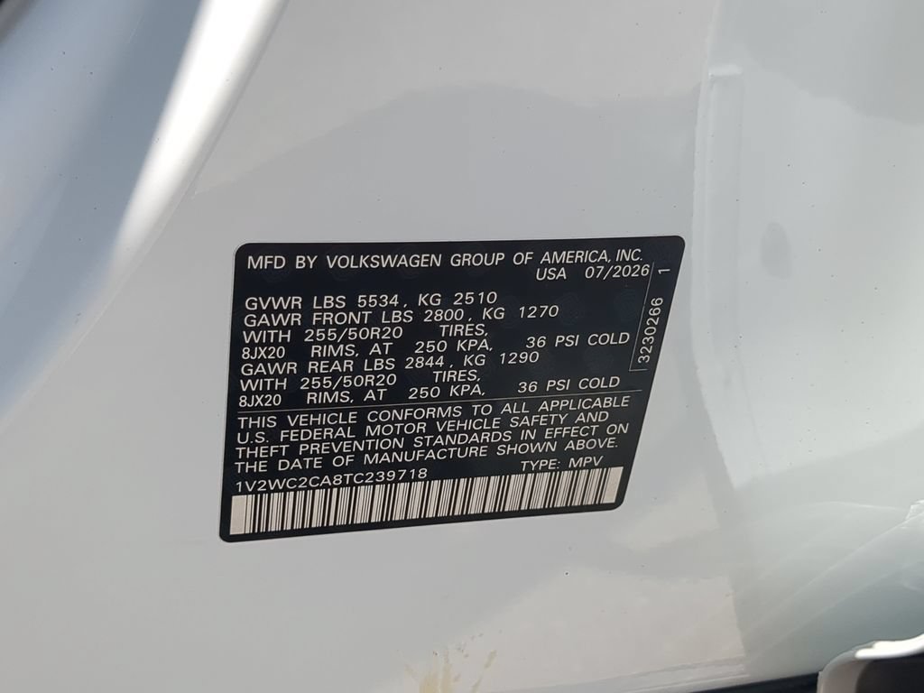 New 2026 Volkswagen Atlas Cross Sport SE FWD image 33