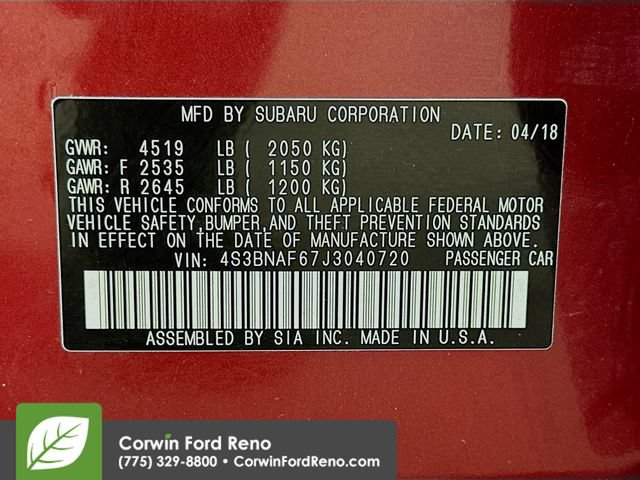 Used 2018 Subaru Legacy 2.5i Premium w/ Eyesight & BSD & Rcta & HBA AWD/4WD image 30