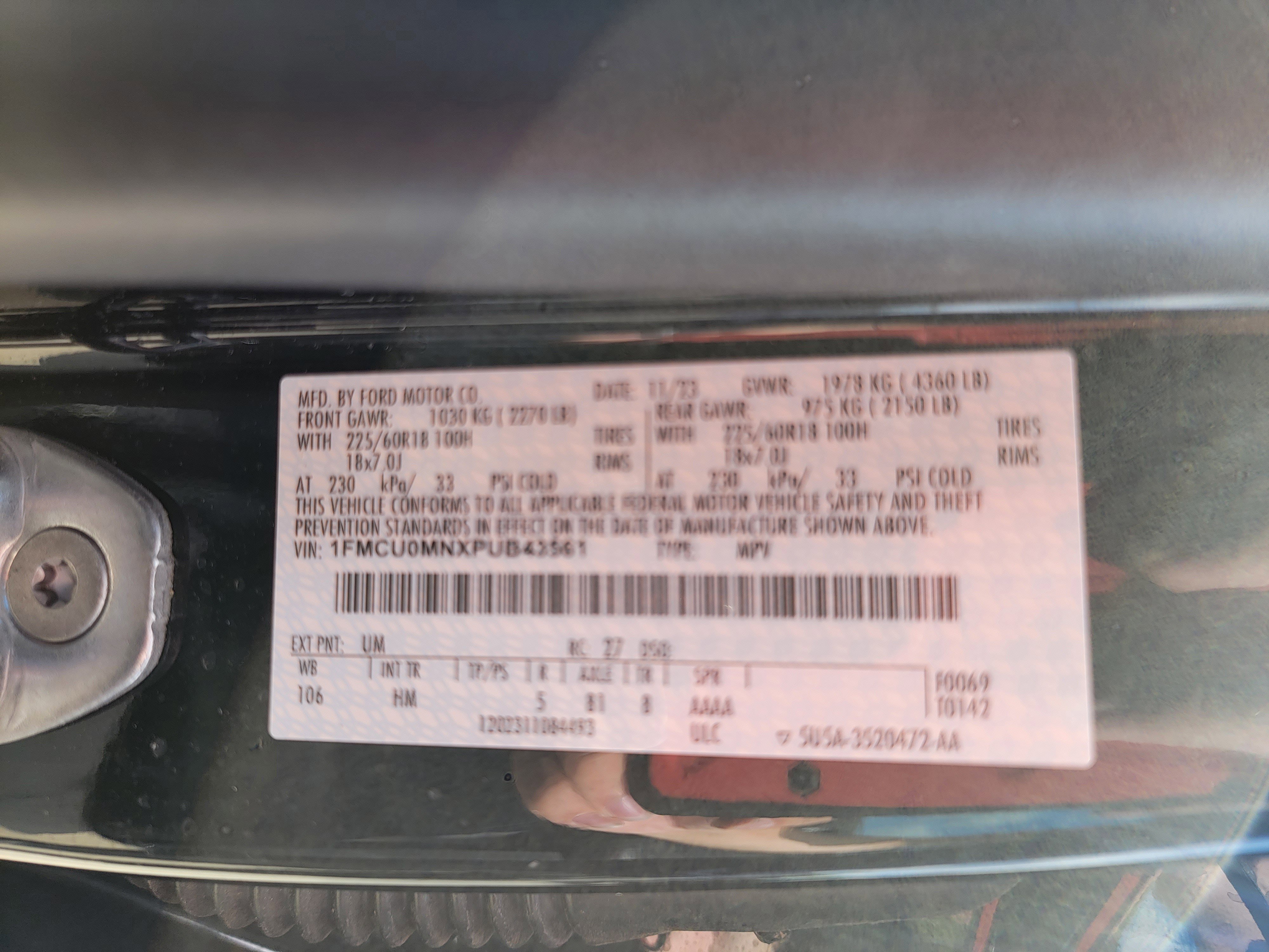 Used 2023 Ford Escape ST-Line w/ Tech Pack #1 image 34