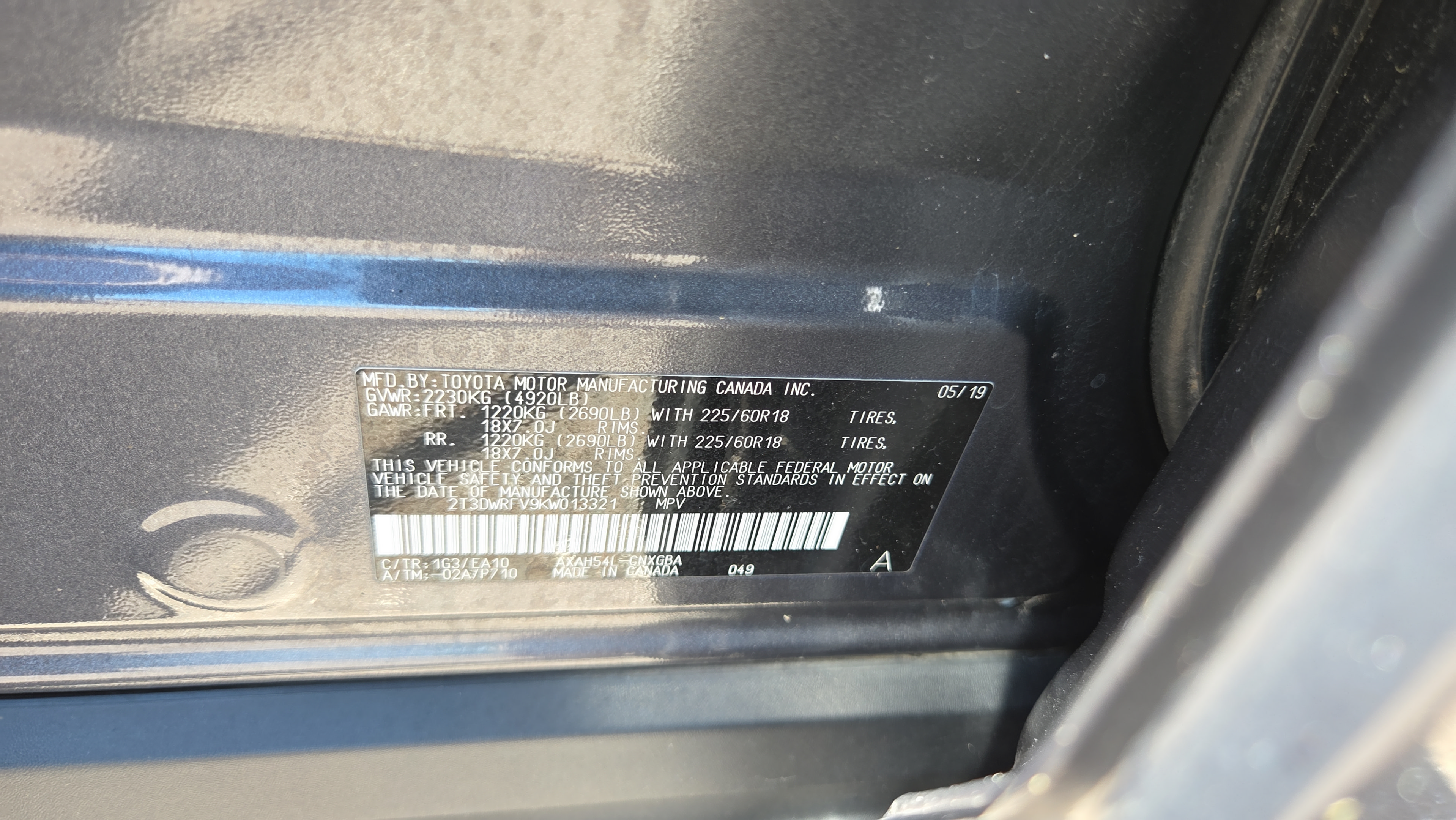 Used 2019 Toyota RAV4 Limited w/ Limited Grade Weather Package AWD/4WD image 17
