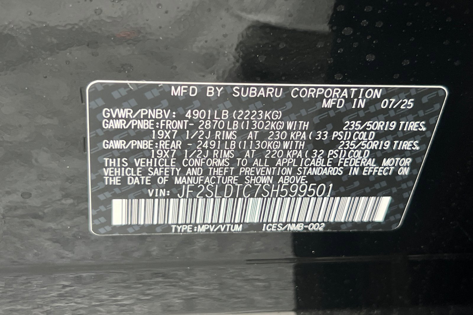 New 2025 Subaru Forester Touring w/ Protection Package image 28