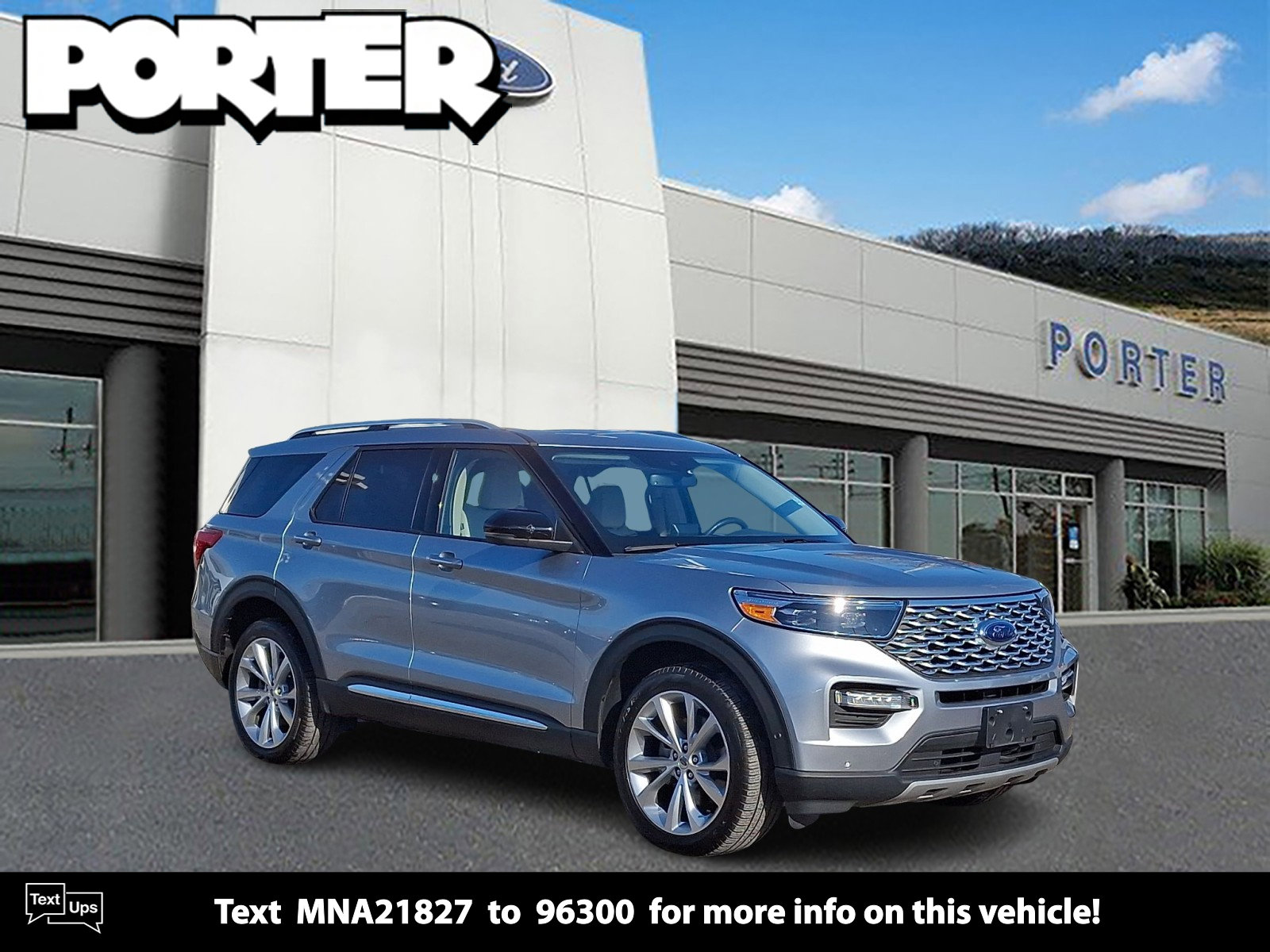 Certified 2021 Ford Explorer Platinum w/ Premium Technology Package image 1