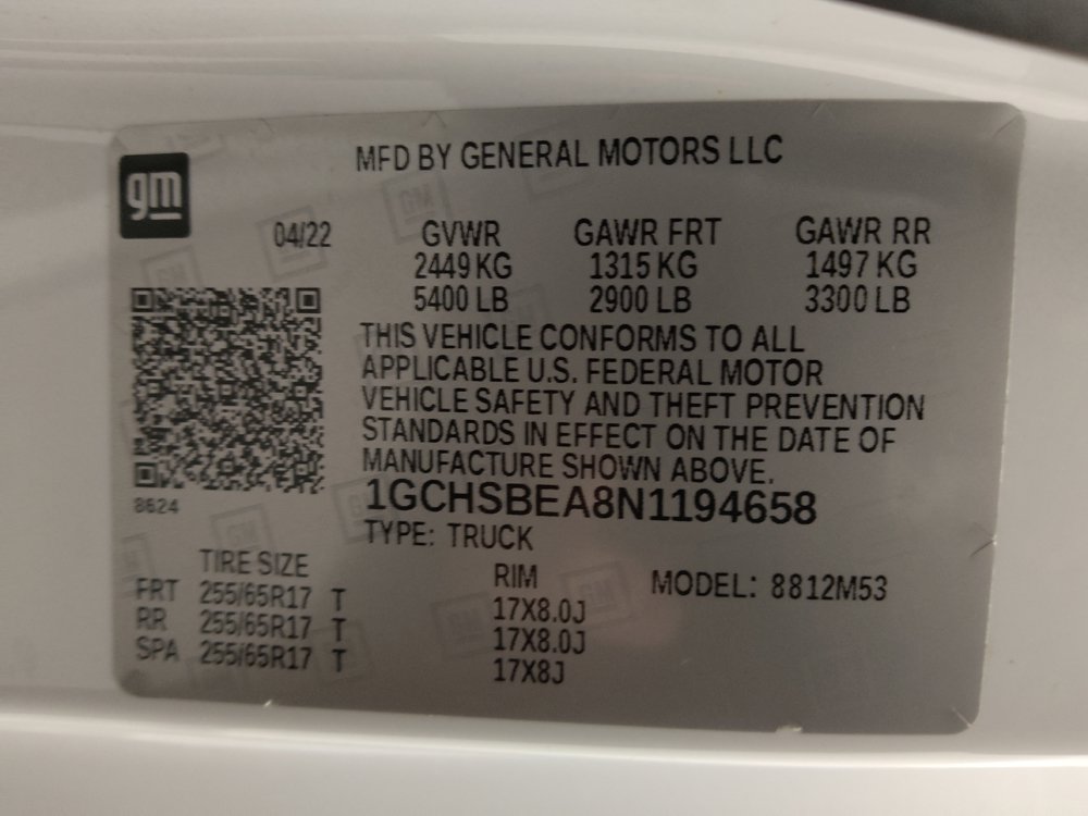 Used 2022 Chevrolet Colorado W/T RWD image 33