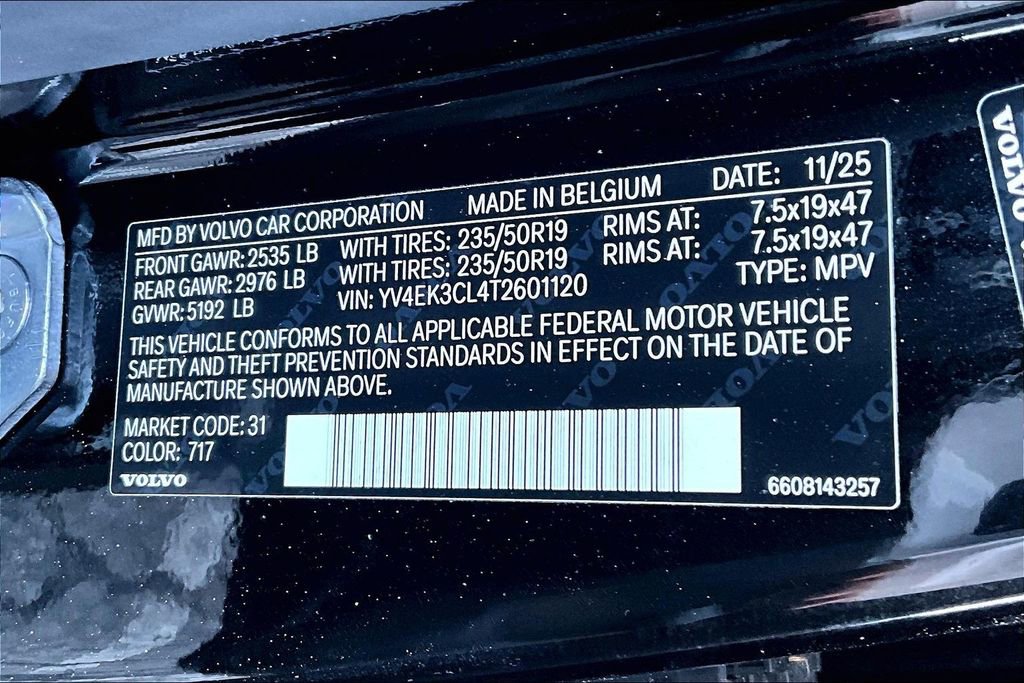 New 2026 Volvo EX30 Cross Country Ultra w/ Protection Package AWD/4WD image 8