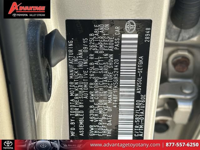 Used 2016 Toyota Camry XLE FWD image 23