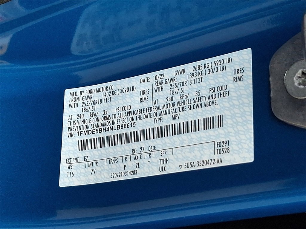 Certified 2022 Ford Bronco Outer Banks image 30