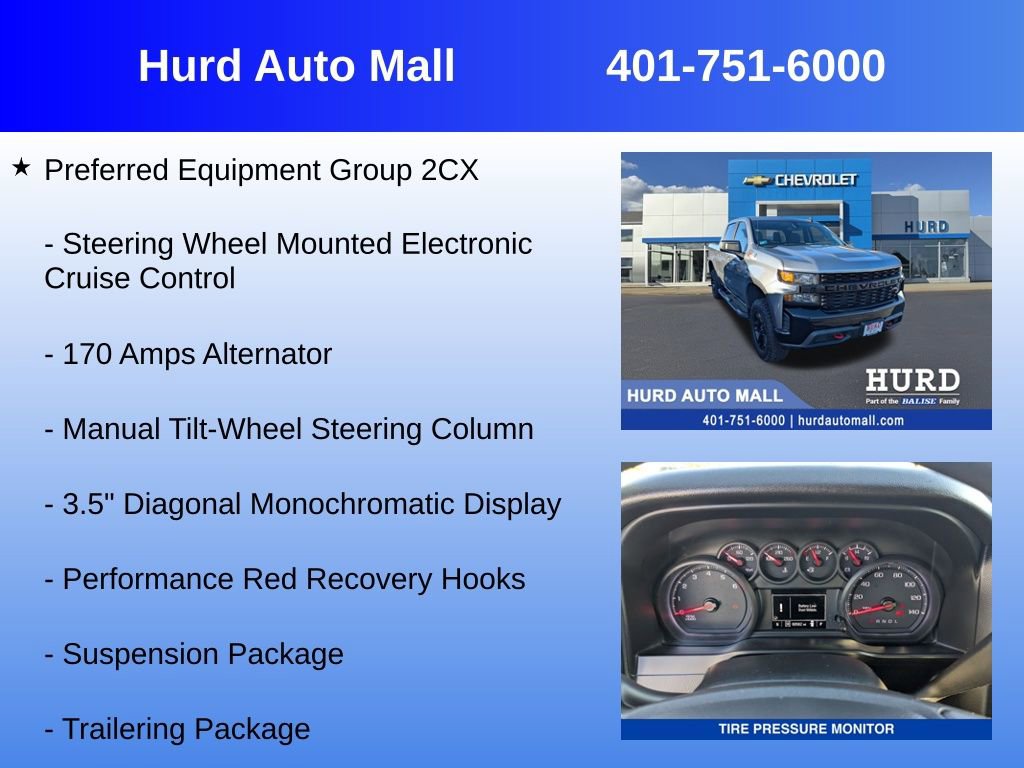 Used 2020 Chevrolet Silverado 1500 Custom Trail Boss w/ Custom Convenience Package image 18