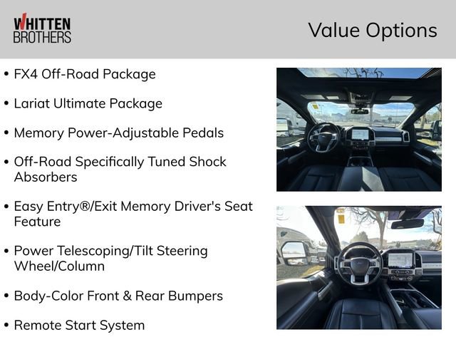 Used 2022 Ford F350 Lariat w/ Black Appearance Package image 3