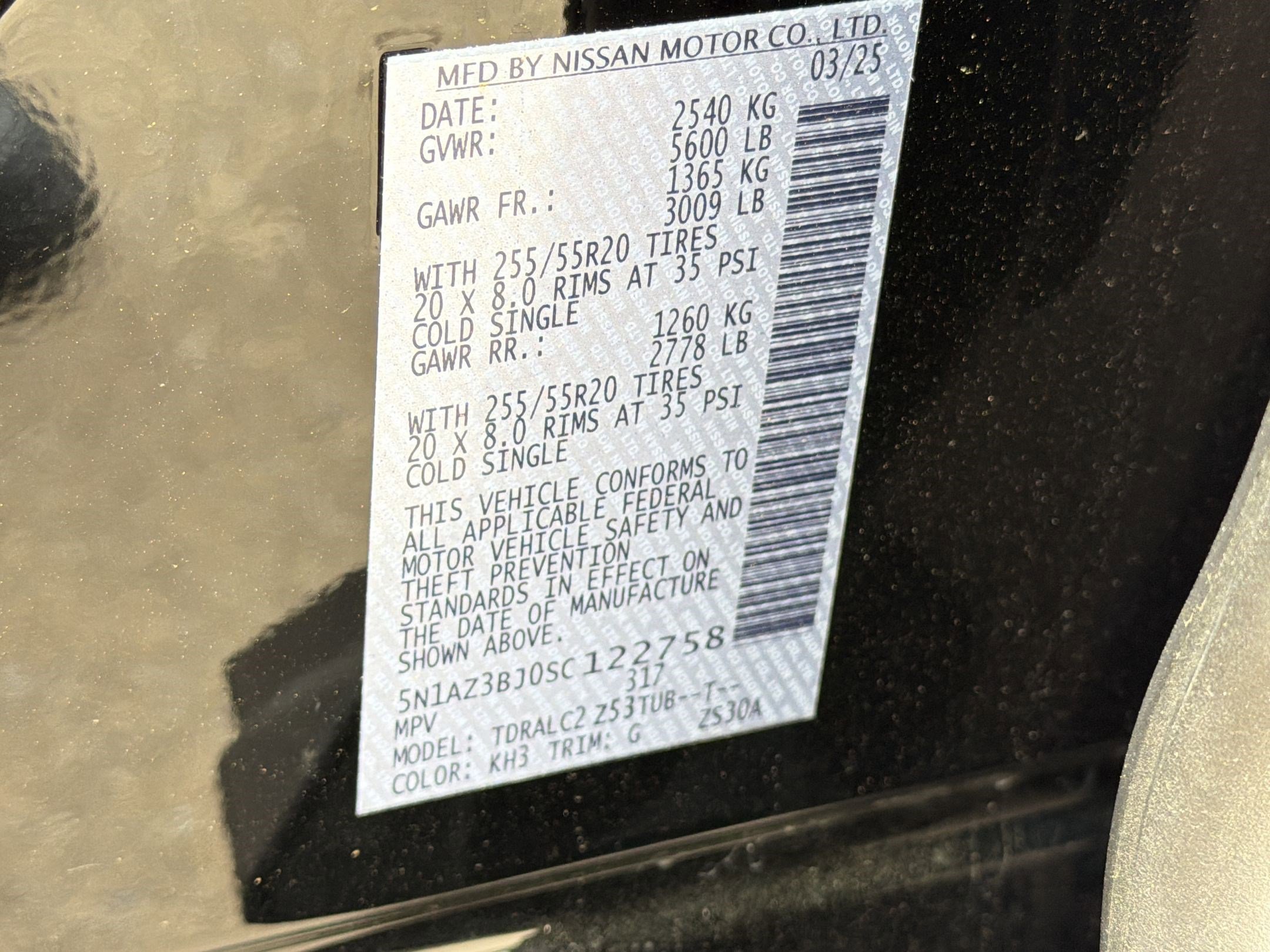 Used 2025 Nissan Murano SV FWD image 19