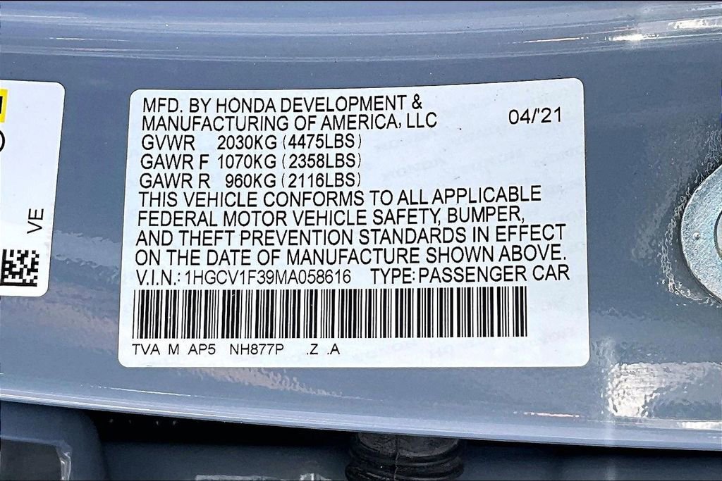 Used 2021 Honda Accord Sport image 19