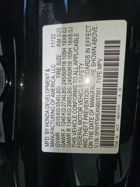 Used 2022 Honda Pilot EX-L image 12