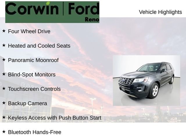 Used 2017 Ford Explorer XLT w/ Equipment Group 202A AWD/4WD image 8