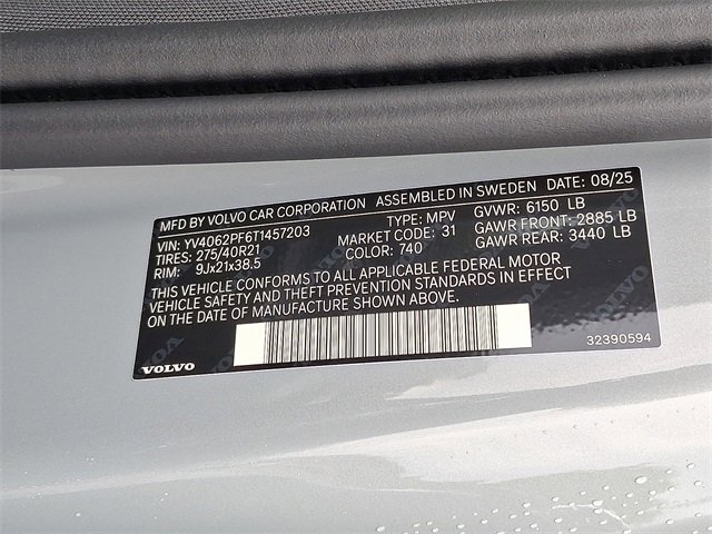 New 2026 Volvo XC90 B6 Ultra image 11