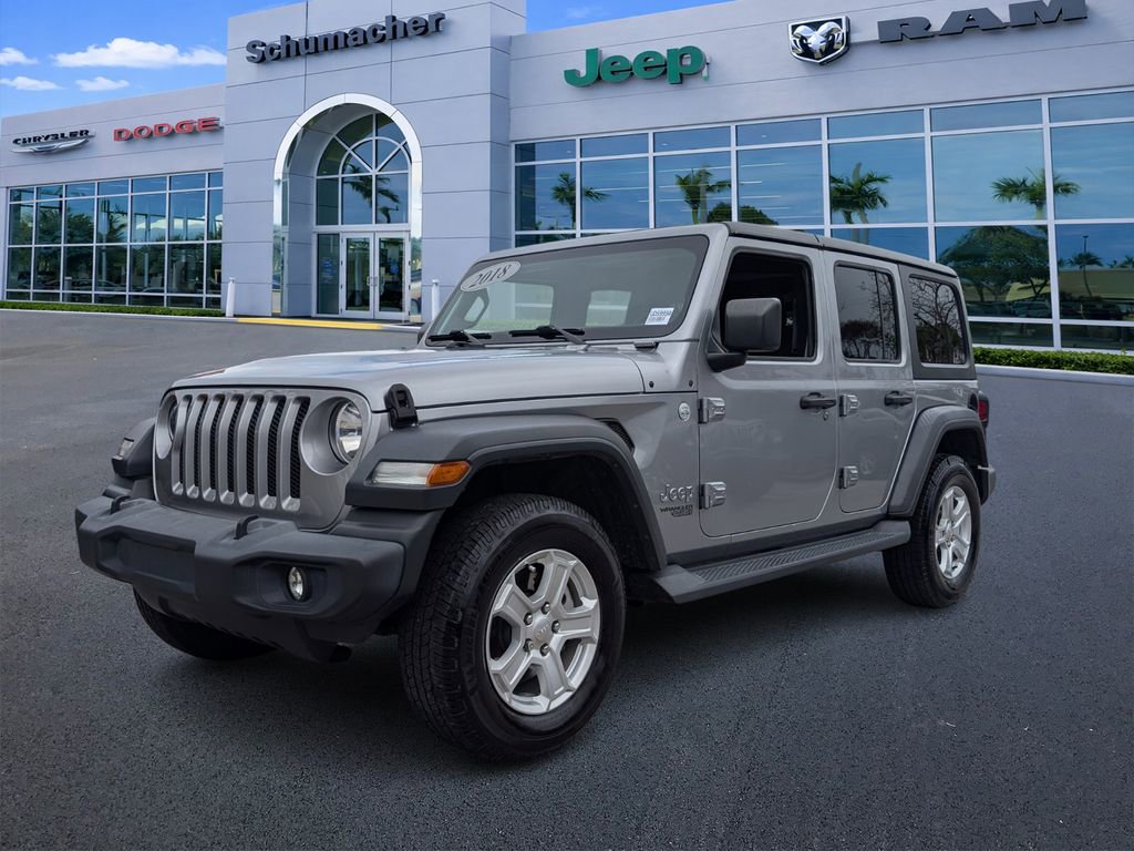 Certified 2018 Jeep Wrangler Unlimited Sport S image 3