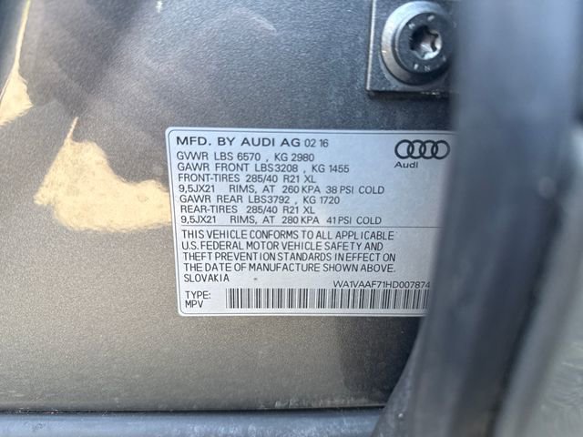 Used 2017 Audi Q7 3.0T Prestige w/ Prestige Package AWD/4WD image 18
