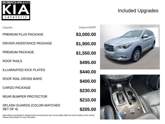 Used 2015 INFINITI QX60 Luxe w/ Premium Plus Package AWD/4WD image 4