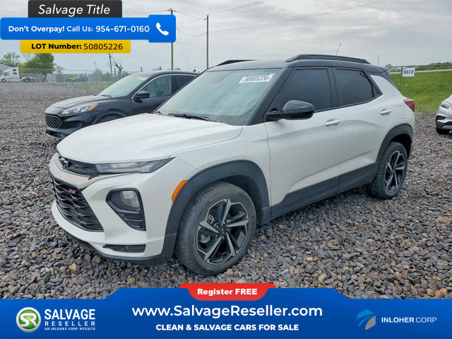 Used 2021 Chevrolet TrailBlazer RS w/ Technology Package FWD image 1