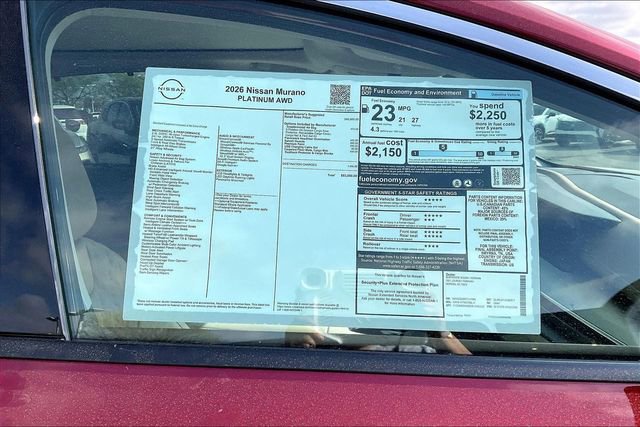 New 2026 Nissan Murano Platinum w/ Cargo Package image 13