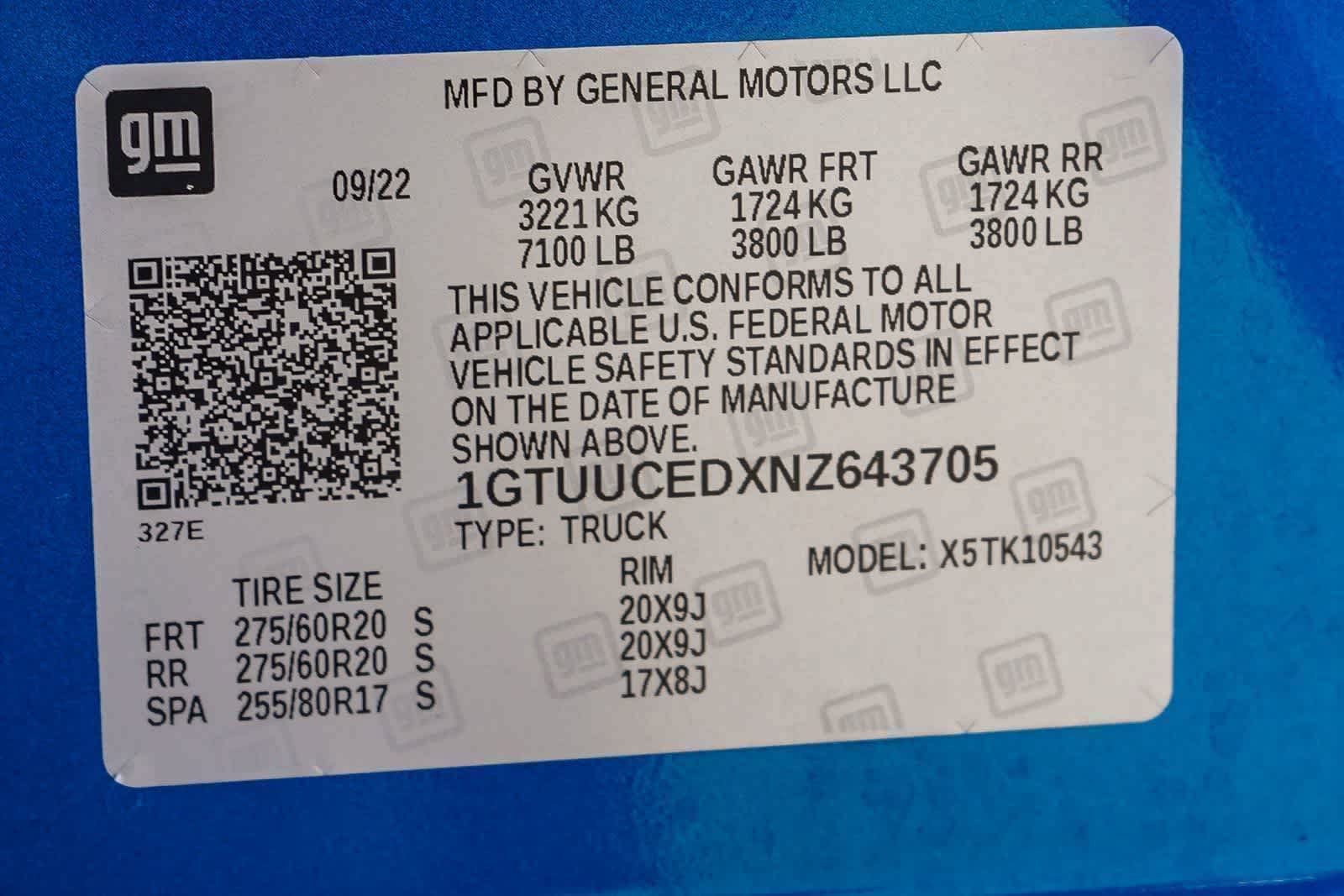 Used 2022 GMC Sierra 1500 Elevation AWD/4WD image 26