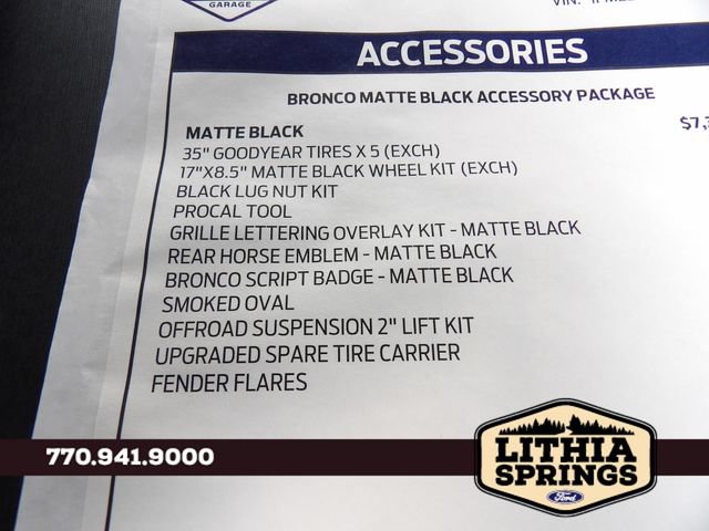 New 2026 Ford Bronco Big Bend w/ Black Diamond Package AWD/4WD image 33