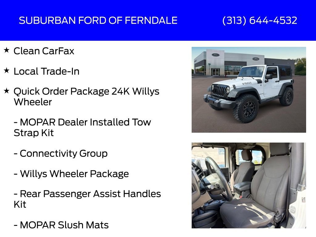 Used 2015 Jeep Wrangler Sport AWD/4WD image 4