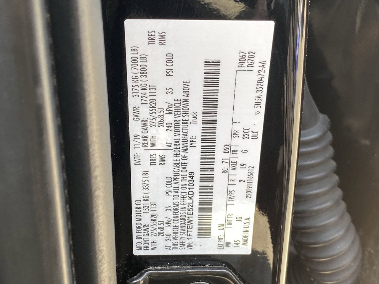 Used 2020 Ford F150 XL w/ Equipment Group 101A Mid AWD/4WD image 34