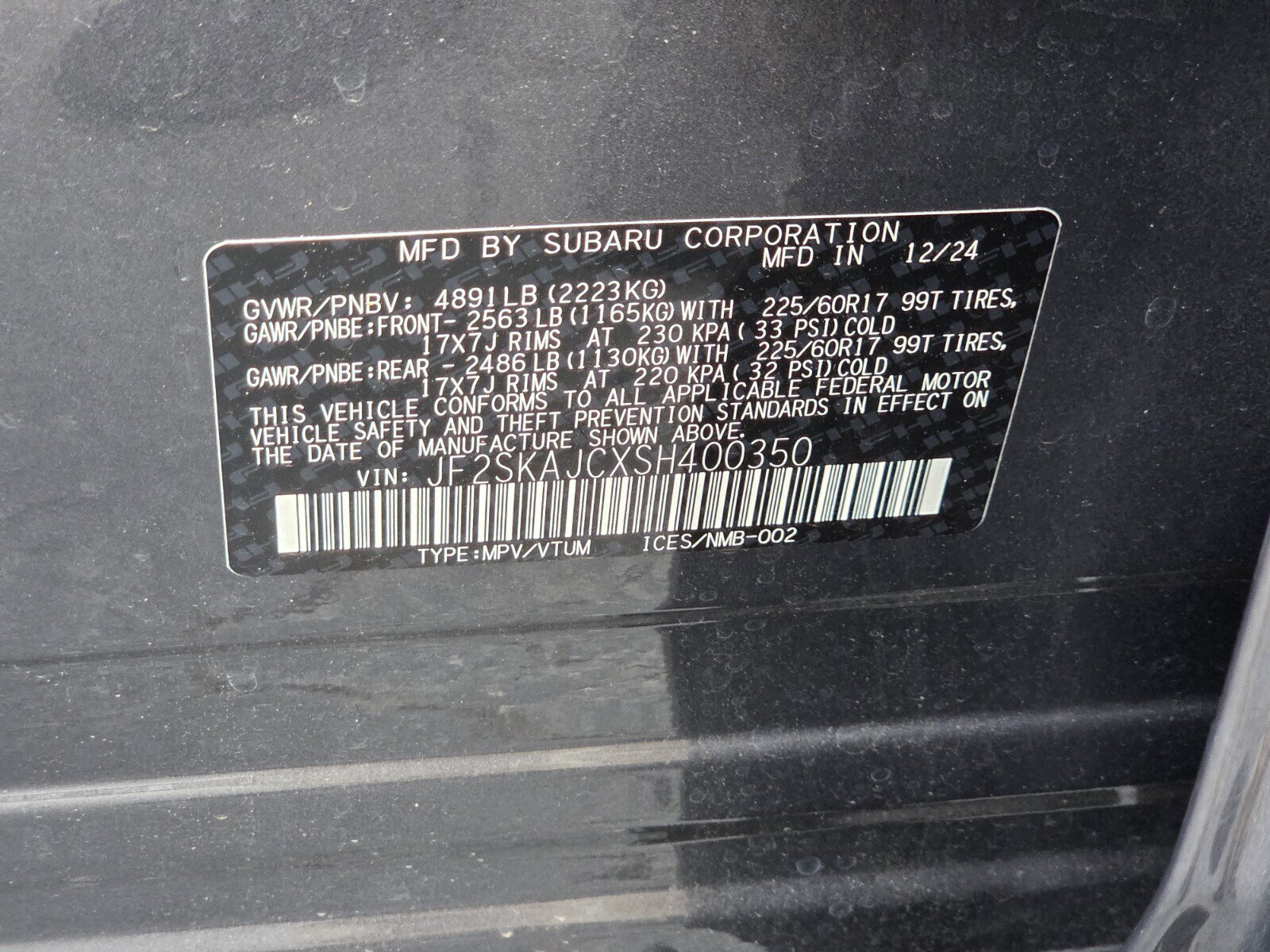 Used 2025 Subaru Forester Wilderness w/ Wilderness Package AWD/4WD image 37