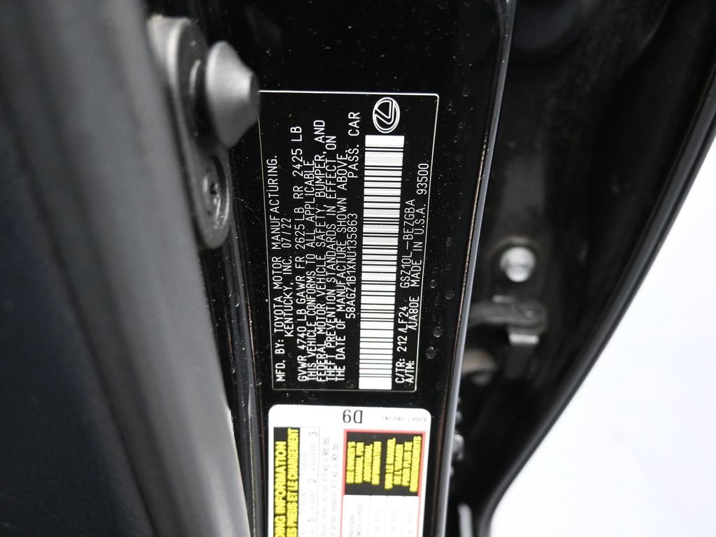 Used 2022 Lexus ES 350 F Sport w/ Accessory Package 2 image 19