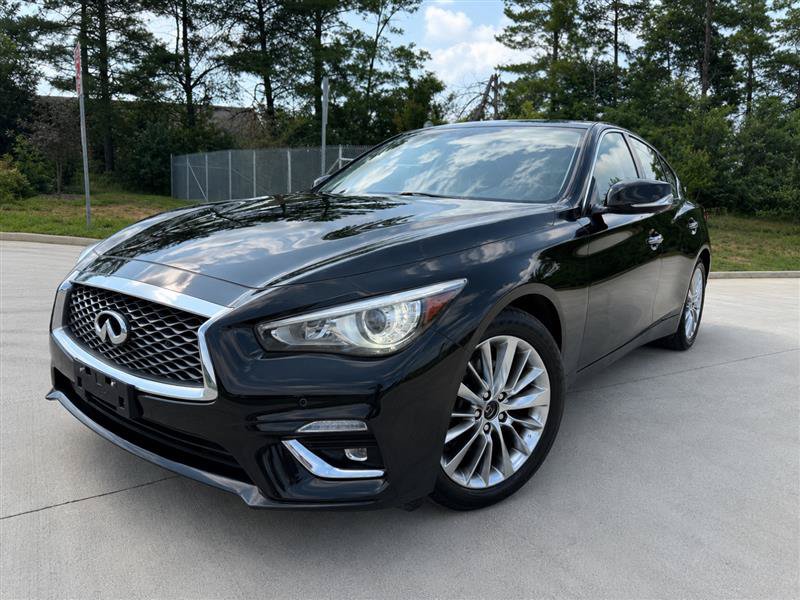 Used 2021 INFINITI Q50 Luxe w/ Cargo Package AWD/4WD image 1