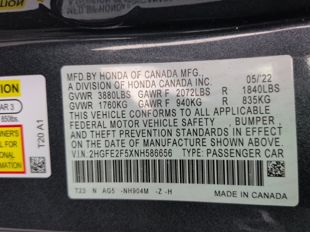 Used 2022 Honda Civic Sport image 31