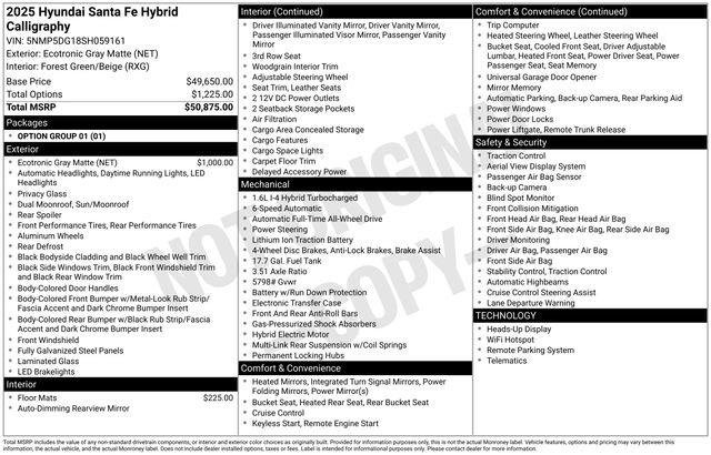 New 2025 Hyundai Santa Fe Calligraphy image 4