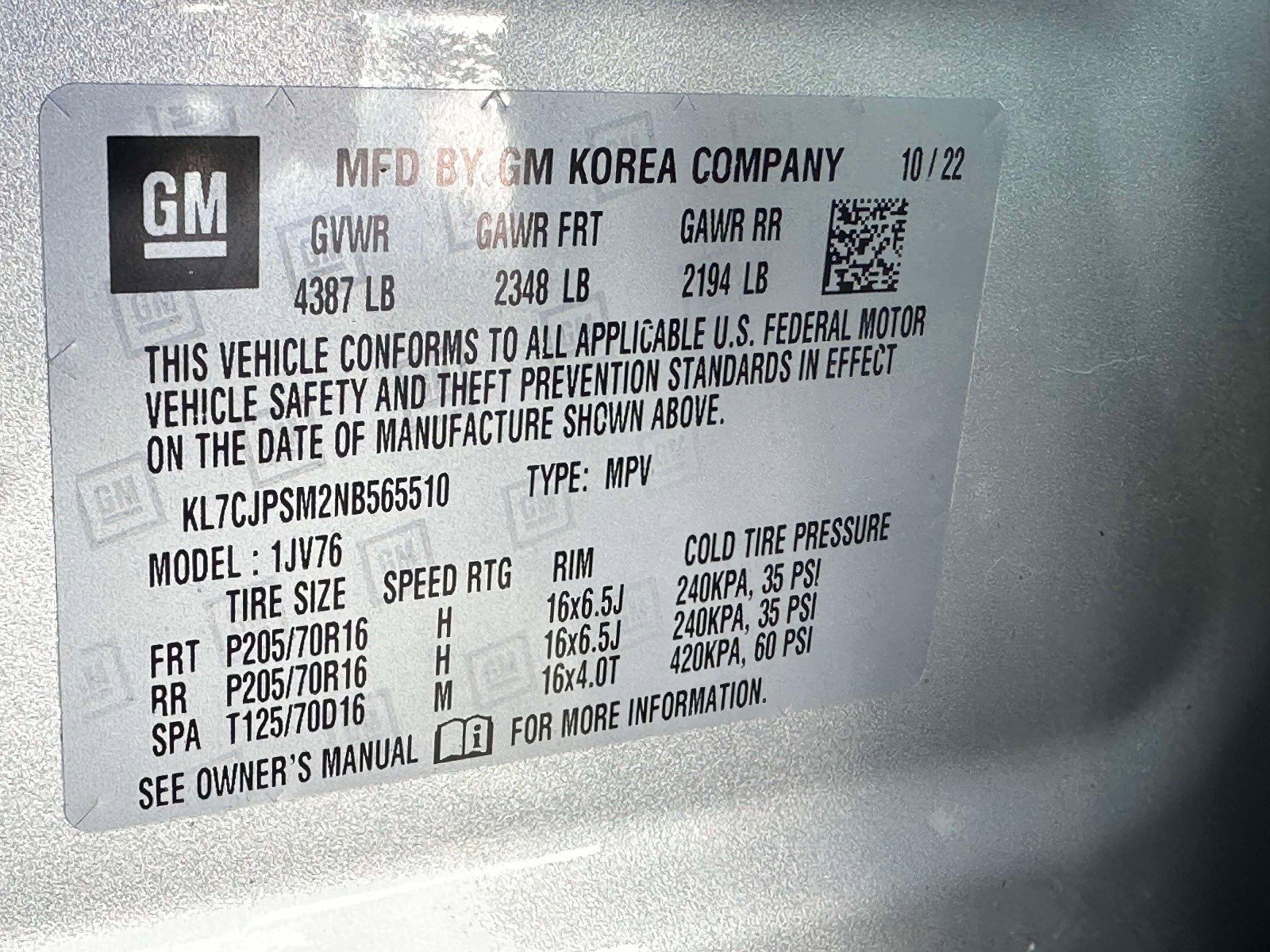 Certified 2022 Chevrolet Trax LT w/ LT Convenience Package image 19