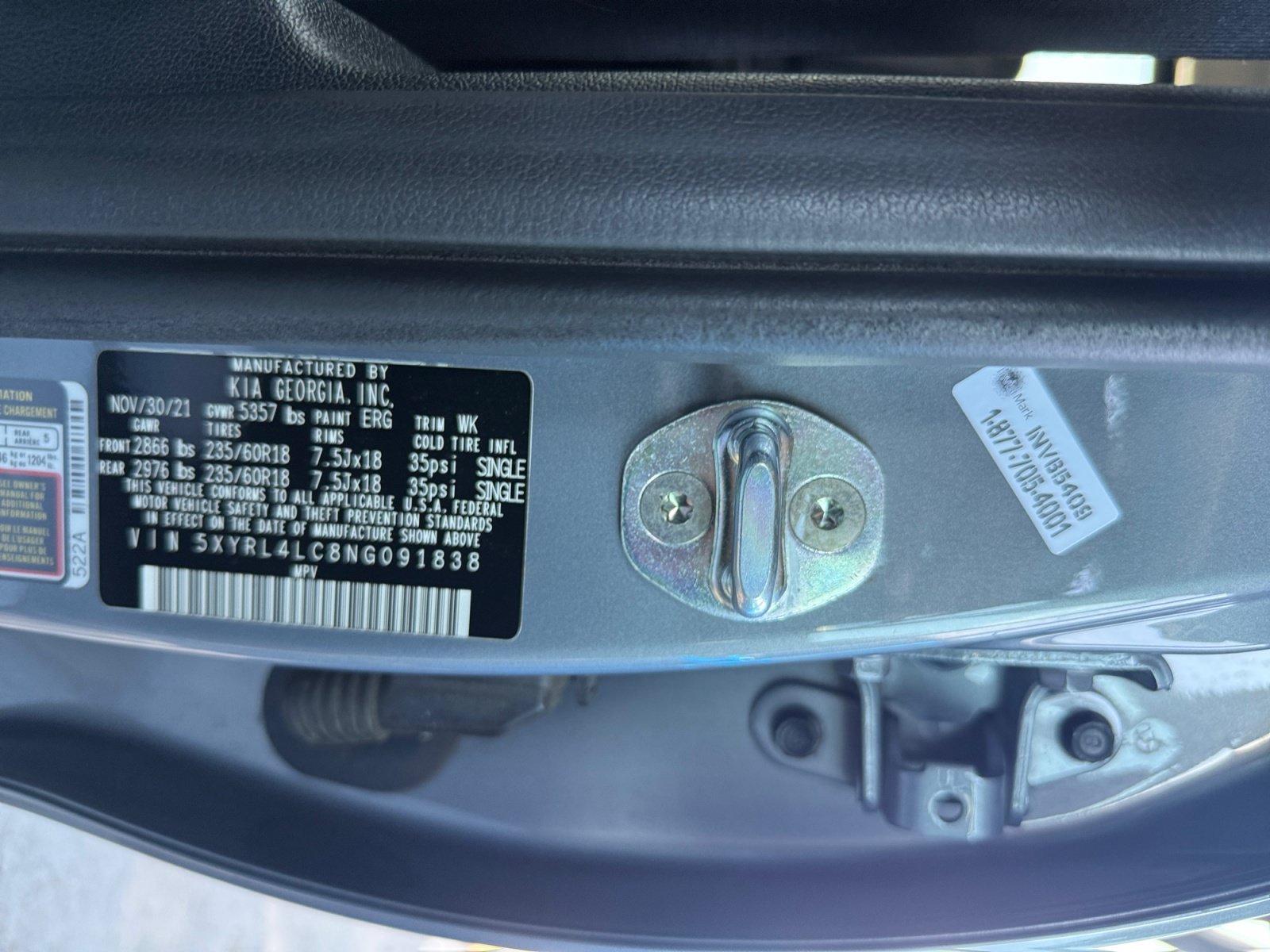 Used 2022 Kia Sorento S w/ Panoramic Sunroof Package FWD image 23