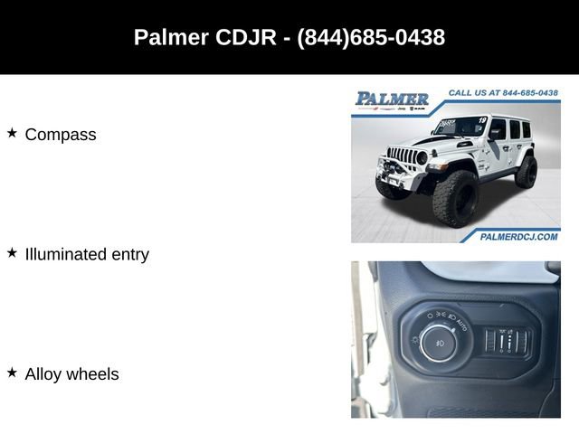 Used 2019 Jeep Wrangler Unlimited Sahara w/ Uconnect 4C Nav & Sound Group AWD/4WD image 12