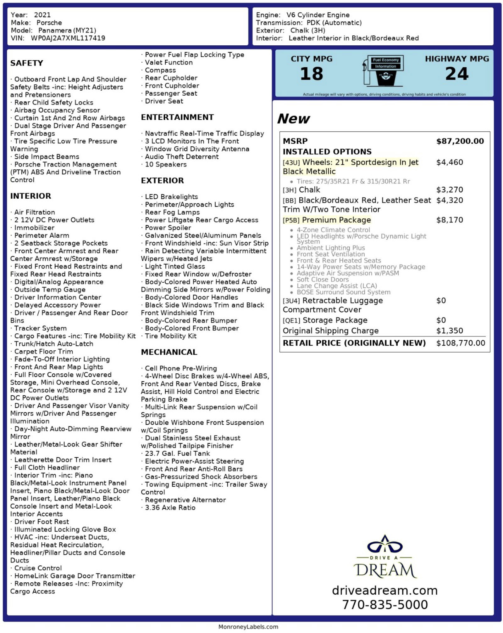 Used 2021 Porsche Panamera image 58