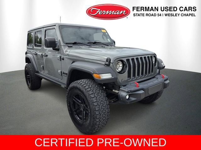 Certified 2019 Jeep Wrangler Unlimited Sport image 1