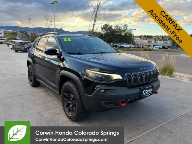 Used 2022 Jeep Cherokee Trailhawk w/ Sound & Nav Group AWD/4WD 360° Tour