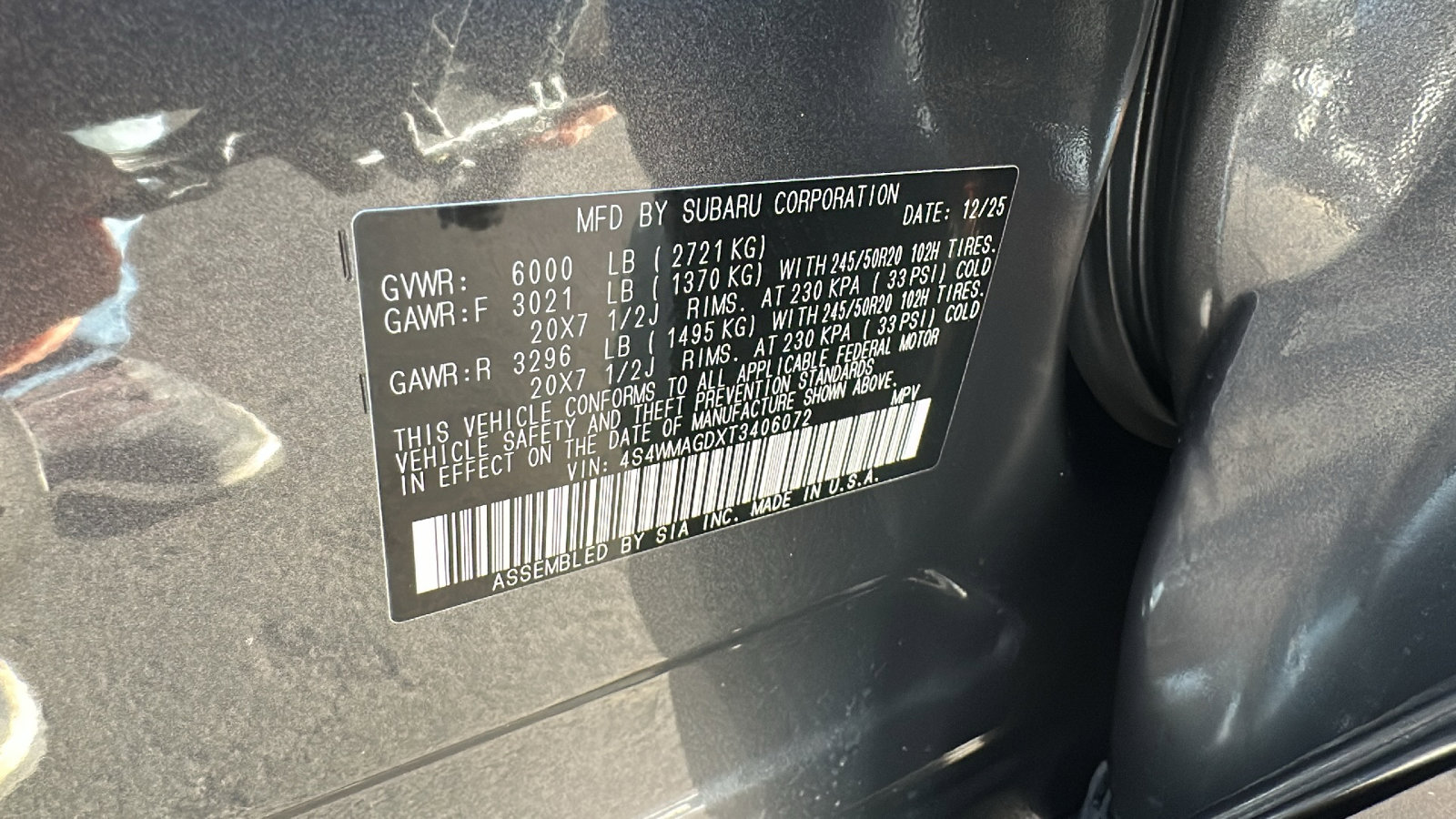 New 2026 Subaru Ascent Limited image 30