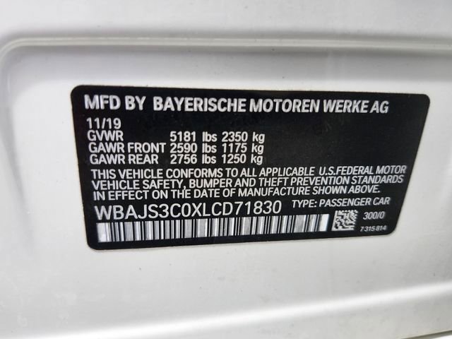 Used 2020 BMW 540i xDrive w/ M Sport Package image 20