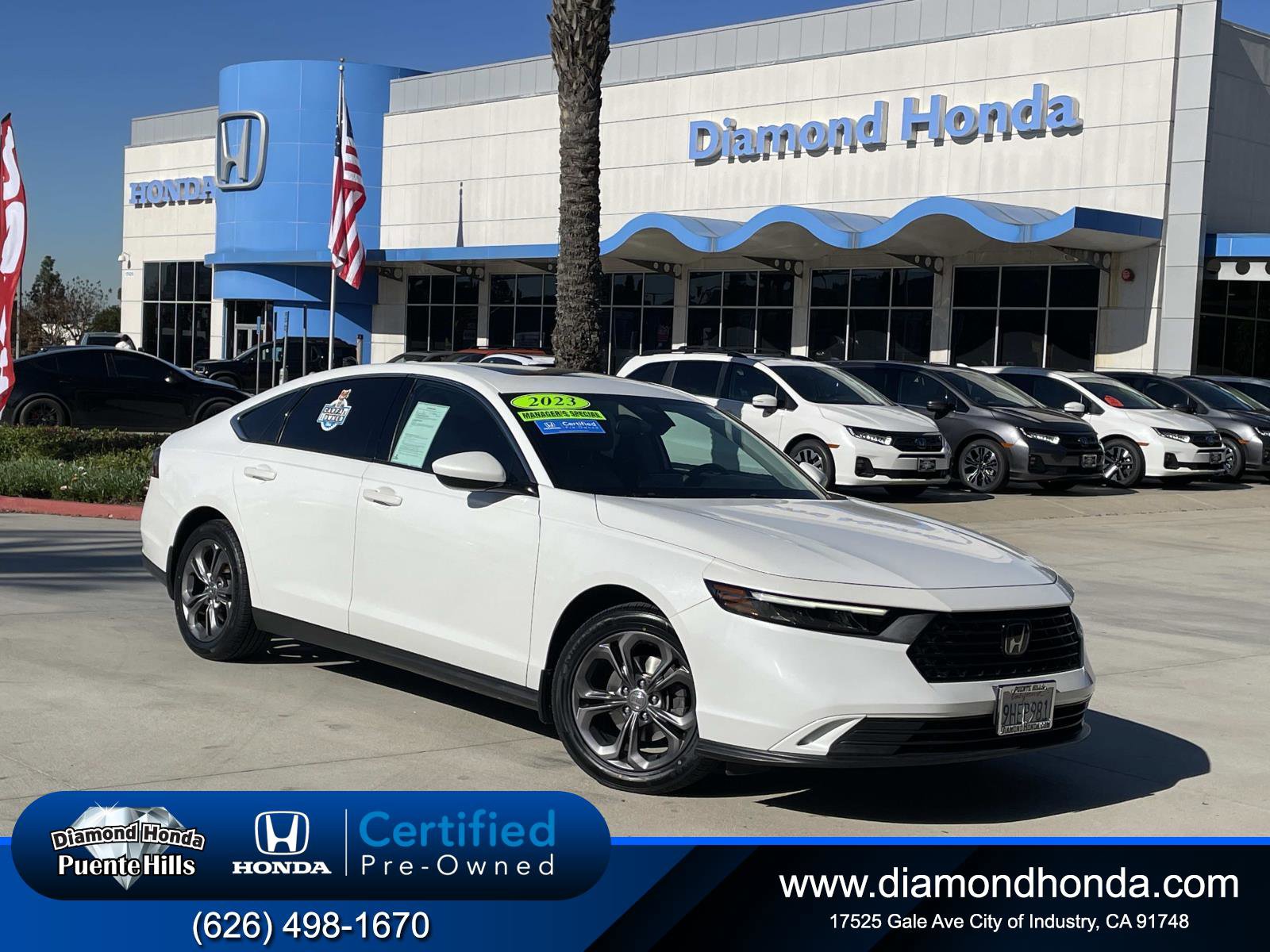 Certified 2023 Honda Accord EX