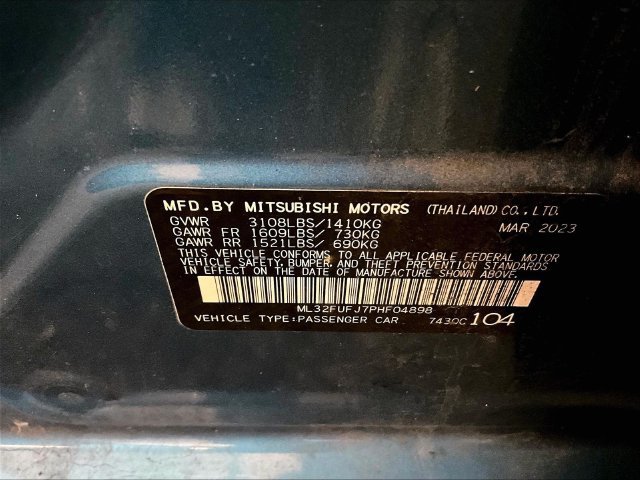 Used 2023 Mitsubishi Mirage G4 ES FWD image 32