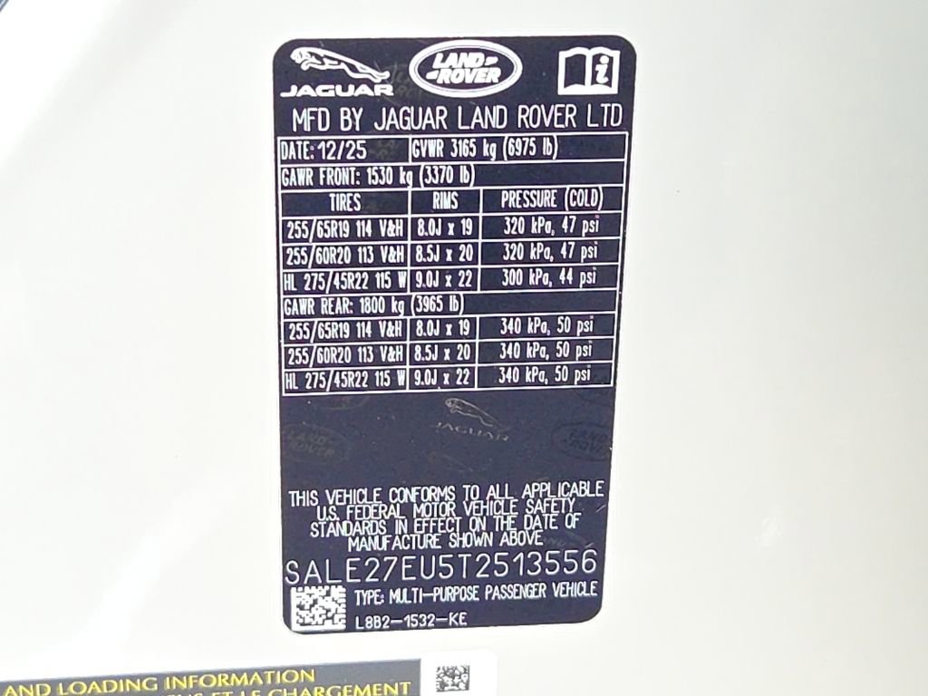 New 2026 Land Rover Defender 110 X-Dynamic SE image 30