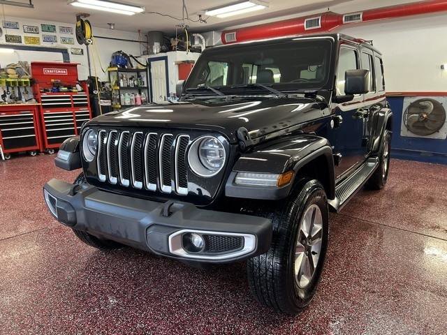 Used 2020 Jeep Wrangler Unlimited Sahara w/ LED Lighting Group image 1