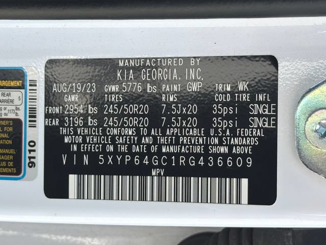 Used 2024 Kia Telluride S w/ S Sunroof Package FWD image 36